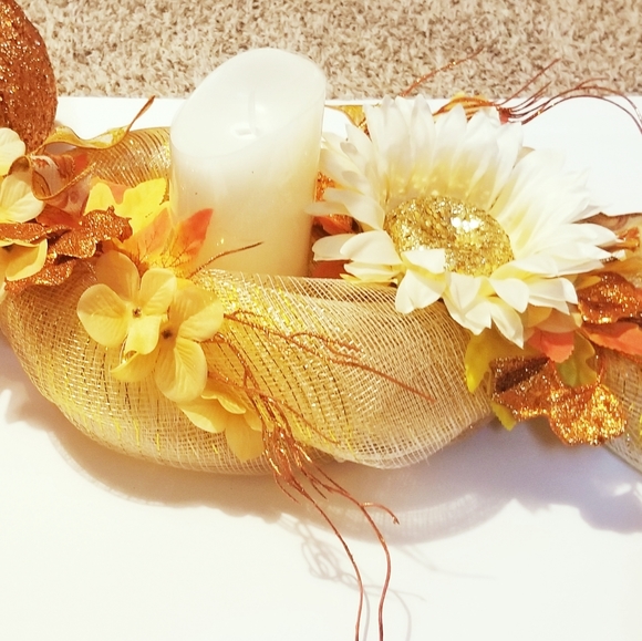 Fall Decor Centerpiece/Wreath - Picture 2 of 5